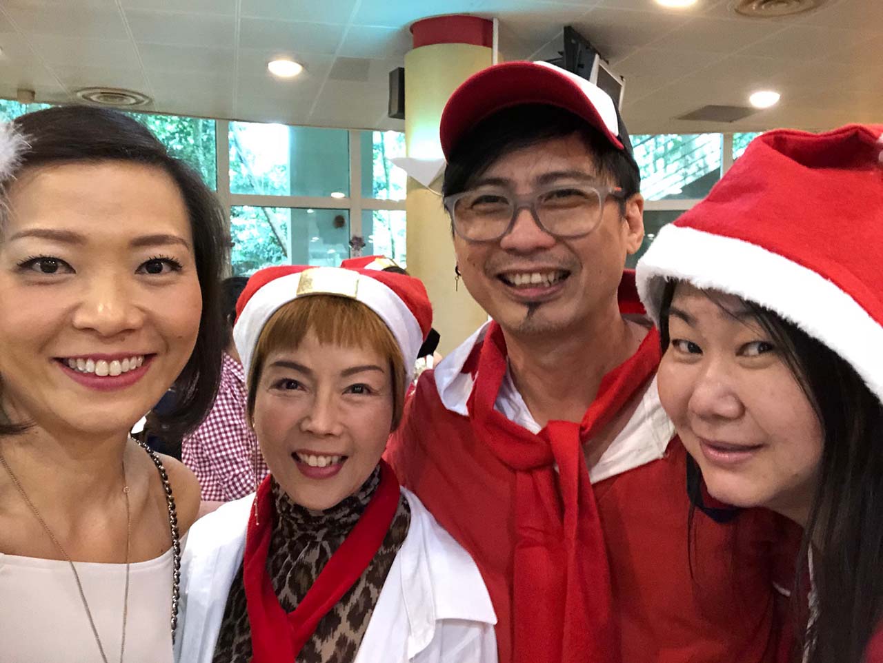 Christmas Funland 2017 @ Chilli Padi Nonya Cafe | Angie Lim, Jacky Zhang YingJun, Sophia Wang, Samanda, Wendy